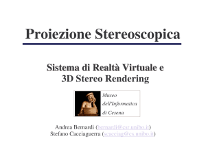 Sistemi VR e 3D Stereo Rendering