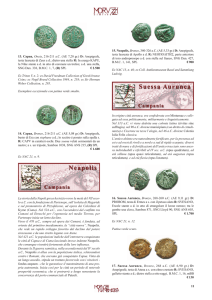 11 13. Capua, Oncia, 216-211 a.C. (AE 7,20 gr.) D: Anepigrafe, testa