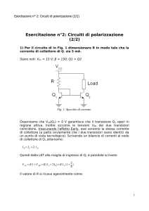Esercitazione n°2: Circuiti di polarizzazione (2/2)