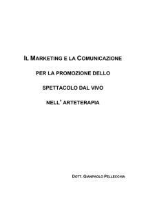 il marketing e la comunicazione per la promozione dello spettacolo