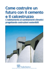 Come costruire un futuro con il cemento e il