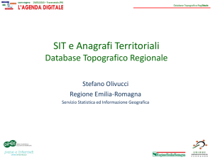 Il Database Topografico Regionale