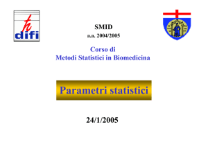 Parametri Statistici