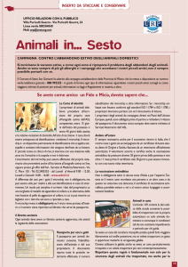 Animali in... Sesto - Comune di Sesto San Giovanni