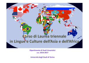 Lingue e culture dell`Asia e dell`Africa