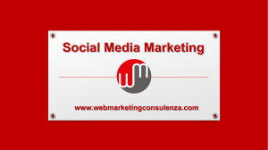 Social Media Marketing - Web Marketing Consulenza