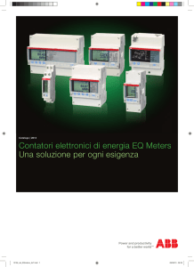 Contatori elettronici di energia EQ Meters Una soluzione per ogni