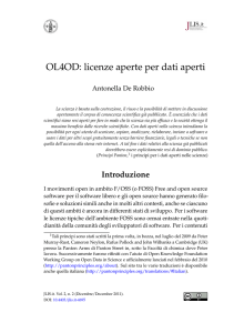 OL4OD: licenze aperte per dati aperti - E-LIS repository