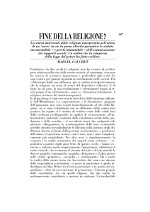 fine della religione?