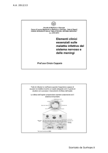 Coppola. Elementi clinici essenziali sulle malattie infettive del SN
