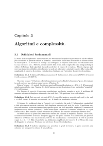 Algoritmi e complessit`a.