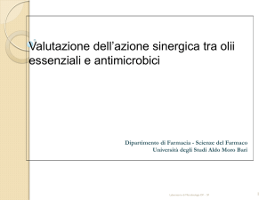 Diapositiva 1 - Dipartimento di Farmacia