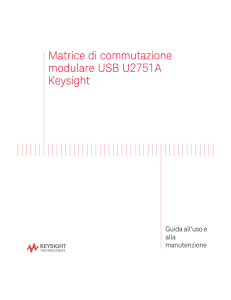 Matrice di commutazione modulare USB U2751A Keysight