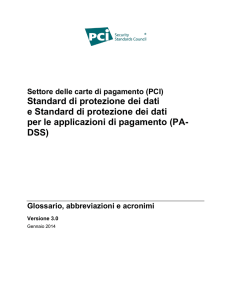 Standard di protezione dei dati e Standard di protezione dei dati per