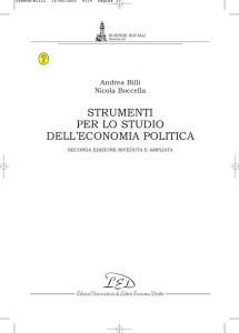 Strumenti per lo studio dell`economia politica - ISBN - LED