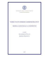 verso nuovi rimedi amministrativi? - IRIS Univ. Trento