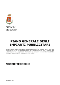 Piano generale degli Impianti Pubblicitari