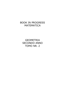 book in progress matematica geometria secondo anno