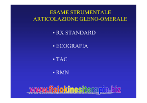 esame strumentale articolazione gleno-omerale