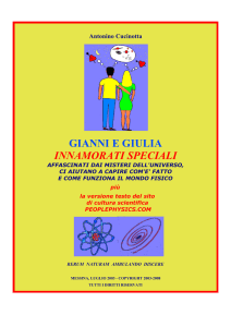 gianni e giulia innamorati speciali