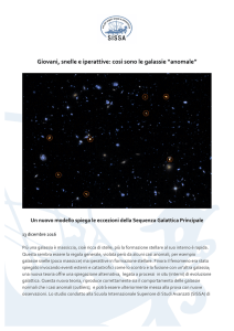 Giovani, snelle e iperattive: così sono le galassie “anomale”