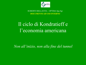 Il ciclo di Kondratieff e l`economia americana