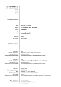 Scarica il suo curriculum completo in formato