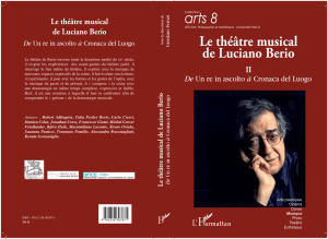 Le Théâtre musical de Luciano Berio