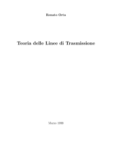 Teoria delle Linee di Trasmissione