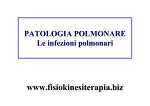 polmonite lobare - Fisiokinesiterapia