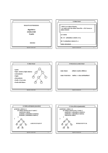 Algoritmi e strutture dati II parte