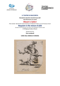 Mozart e Salieri Requiem in Re minore K.626