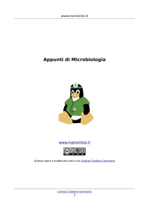 Appunti di Microbiologia - www.marionline.it::. | Medicina units