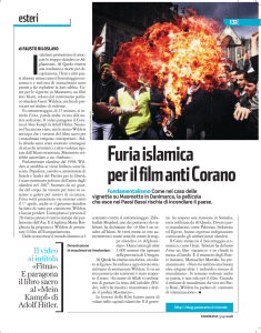 Furia islamica per il film anti Corano