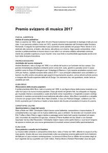 Premio svizzero di musica 2017