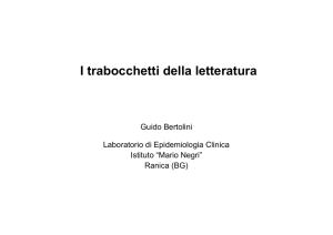 I trabocchetti della letteratura