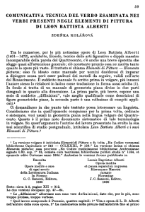 COMUNICATIVA TECNICA DEL VERBO ESAMINATA NEI VERBI