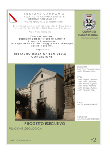progetto esecutivo - comune di Roccarainola