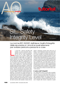 SIL: Safety Integrity Level SIL: Safety Integrity