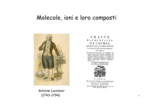 Molecole, ioni e loro composti - e