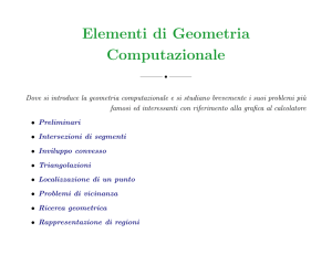 Elementi di Geometria Computazionale