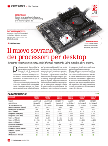 Il nuovo sovrano dei processori per desktop