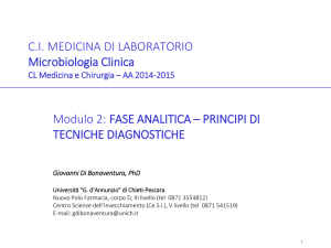 principi di diagnostica microbiologica