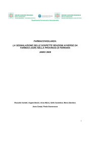 ibretto Farmacovigilanza - Rapporto annuale 2008