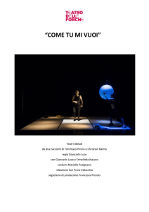 COME TU MI VUOI - Teatro delle Forche