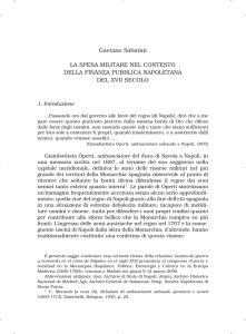 Gaetano Sabatini - La spesa militare nel contesto della finanza