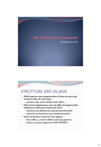 STRUTTURE DATI IN JAVA