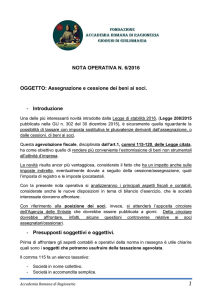 Nota operativa n. 6/2016 - Accademia Romana di Ragioneria