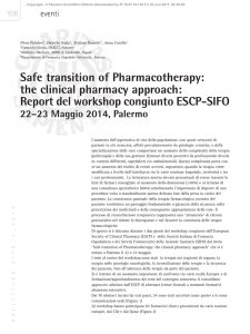 Safe transition of Pharmacotherapy: the clinical pharmacy approach