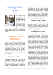 Itinerario Gotico Rinascimentale in Sicilia